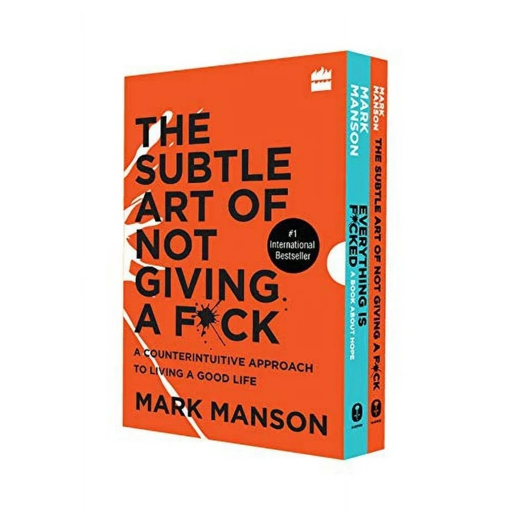 The Subtle Art of Not Giving a Fck* and Everything Is Fcked, Mark Manson, NEW!